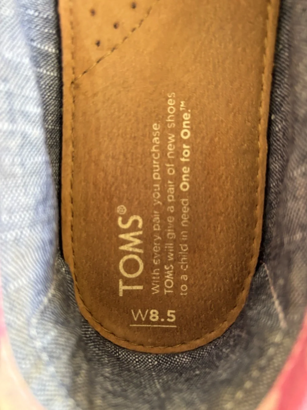 Toms slip shoes